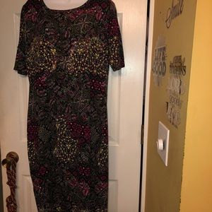 LuLaRoe Julia Dress (Multicolor) B25